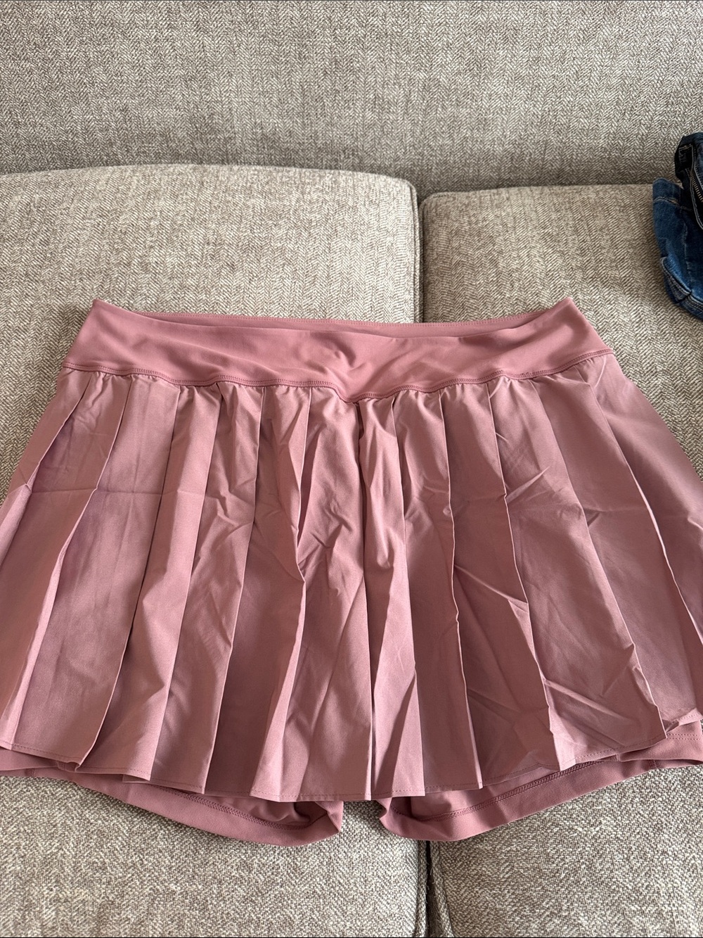 Old Navy Dusty Rose Pleated Active Skort